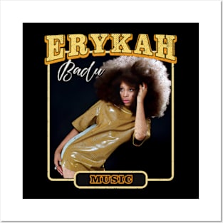 erykah badu 14 design Posters and Art